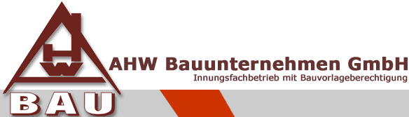 Logo AHW Bauunternehmen GmbH